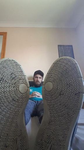 Trainer worship, sock sniffing, sole worship