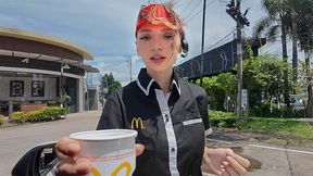Mcdonald’s Girl Fucks to Fix Her Mistake