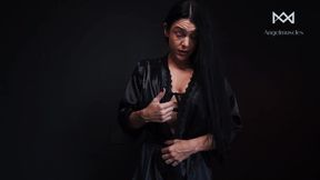 Silk Robe Tease: Just Enough to Make You Want More