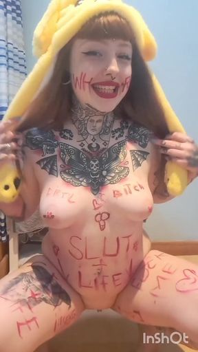 Ahegao Drool and Pee