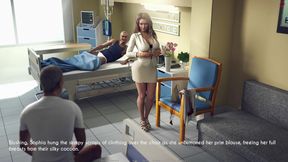 A Wife and Stepmother - Awam - Sophia Tried on the Slutty Nurse&#039;s Uniform That Was Given to Her by the Old Men