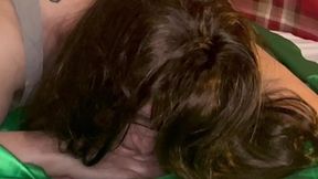 Foot Worship, Submissive Interracial Stepmother Gets Down and Dirty on Camera