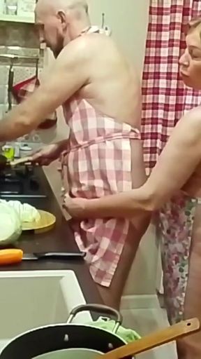 Must-see moment from &quot;Stepmom Seduces Me While I&#039;m Cooking Dinner&quot;