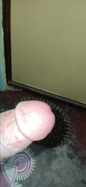 Hard, thick and toned cock. The girl became eager to get the burr pelted.