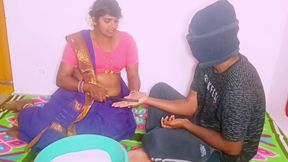 Desi Astrology Sodi Aunty Fucking Customer Big Dick.telugu Dirty Talks.