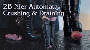 2B Nier Automata Crushing and Draining Your Cock and Balls - Double Orgasm - Bootjob and Handjob (Edited Version) - TamyStarly - Cock Balls Crush Trample, Shoejob, Bootjob, CBT, Ballbusting, Trampling, Stomping