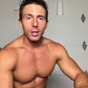 Garage Workout in a Thong