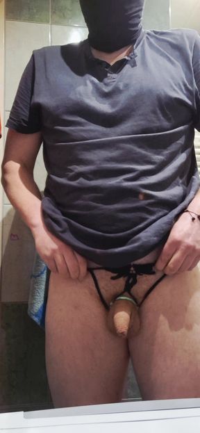 Husband Playing with His Tight Virgin Holes with Anal and Toys