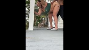 Neighbors Came Home Early And Almost Caught Fat Booty Wife Having Affair With Bbc