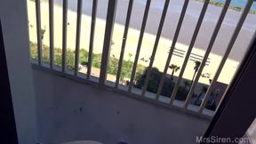 Chubby wife in hotel