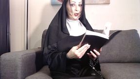 Bible Study Nun Catches You Jerking off Scolding Humiliation