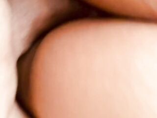 Ebony doxy rides my wang and I cum inside her butt