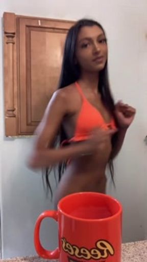 petite 18 year old partially naked tiktok dancing video see my exclusive content on onlyfans