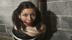 MP4 Format Tied up chained and big ball gag MP4 Format