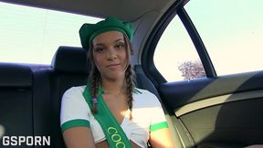 18 yo brunette scout girl sells sweet cookies to buy hard cocks