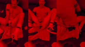 more getting to know my hole - taking big toys staring into mirror over bed