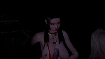 Medusa Queen and her old friend - 3D Hentai - V463