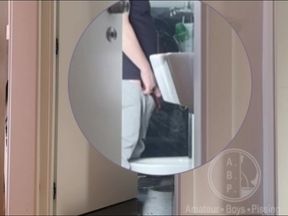 Caught My Flatmate Pissing on Cam.