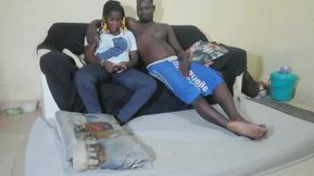 An African woman at a CEO&#039;s house to get fucked to be recruited in his company