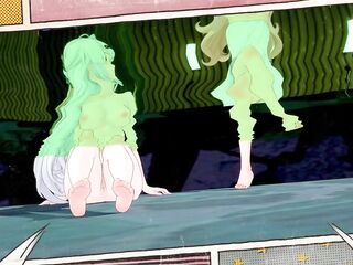 Aether lost in time 1 : Yixuan and Nicole (zenless zone zero) in hawt spring !