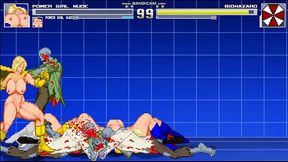 Super heroine Cows fed upon