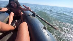Had Wild Sex on a Boat in the Center of the Lake