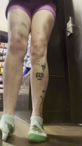Commando and Trying on Clothes in a Shop Without a Locker Room!