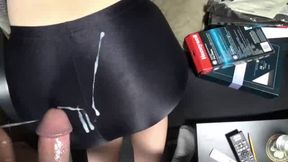 Shiny Black Spandex