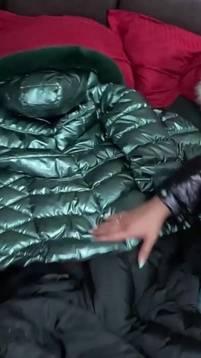 Several Shiny Down-jackets Used for Fucking and Masturbating 267