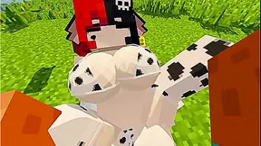 Jenny Rides Her Horny Cow Girl MILF Neighbor in Steamy Hentai Action