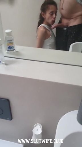 Bts: Using Candie's Throat Before and During a Slutwife Club Shooting