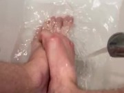 Washing these Dirty Feet