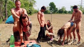 camping in italy ended up in an orgy