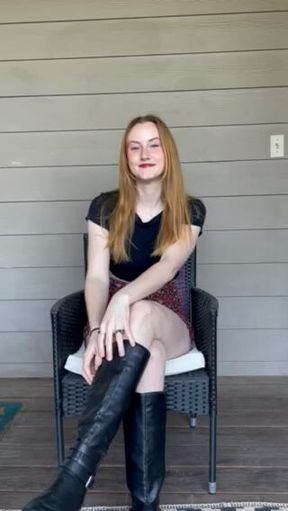 Big black boots