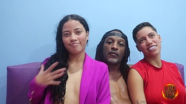 Mini Divas Bibi Mendes and Cristal Ortega having fun and getting it