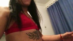 wild masturbation show and final cum on my bike