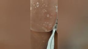 Malika Valle Beautiful Shower In Hotel Close Up Pussy