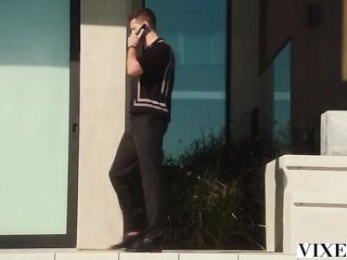 VIXEN Curvy Babe Rissa May Likes To Share Her Hubby's Jock With Stunner Hazel Moore