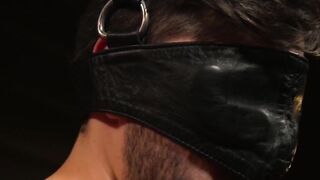 Bondaged Babe Suspended And Fucked Hard By Big Dick Stud - Anal Fucking With Facial