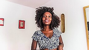 Skinny East-African Beauty Fucked Hard by White Model Agent