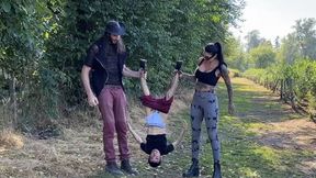 A 7ft1, 6ft6 and 4ft10 meet in a field