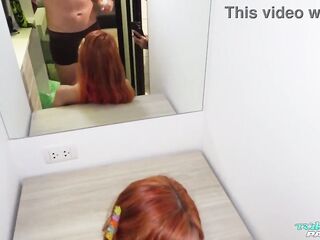 Tiny tit Oriental playgirl gets pounded