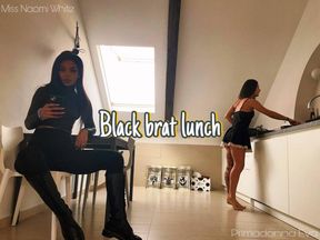 Black brat lunch!