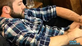 Sexy Jason Flaunts His Tattoo While Jerking Off Solo