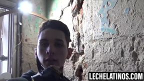 LecheLatinos.com - Charming twink Lucas Andrade's ass hammered for cash