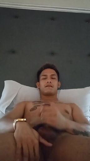Sexy Asian Guy Hotel Wanking