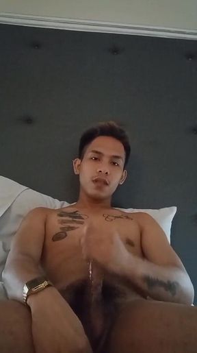 Sexy Asian Guy Hotel Wanking