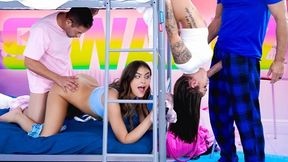 Parents Day Means Our Stepdaddies Are Coming To Fuck Us Silly! - Peter Fitzwell, Nicky Rebel And Selina Bentz