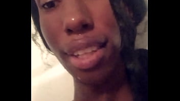 My girlfriend La Nefertiti Perkins loves shaking her wet ass and playing water sports