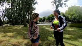 Hot lesbian personal training